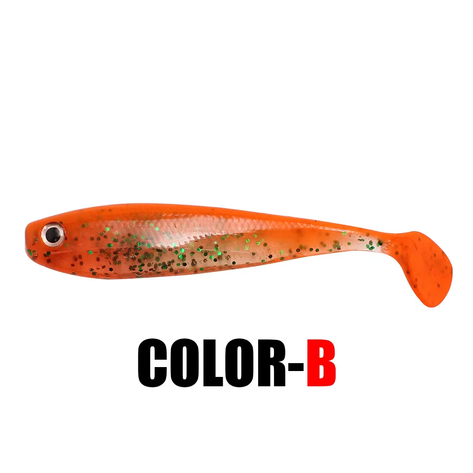 3Pcs 13g 11.5cm Soft Fishing Lure Set PVA Sea Carp Accessories Tackle Tools Freshwater Sequins Plastic Artificial Bait | Спорт и