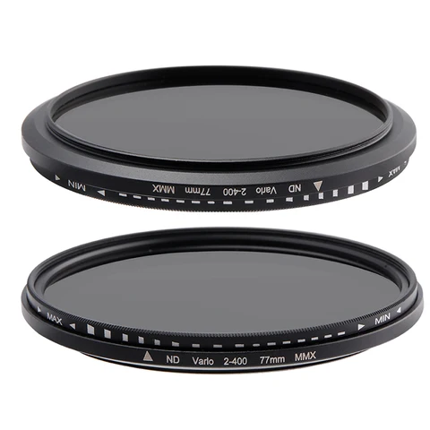 Комплект фильтров для камеры 49/52/55/58/62/67/72/77 мм CPL + ND2-400 + UV + сумка ND Регулируемый набор для Sony Nikon Canon Fuji Pentax аксессуары 4 в 1