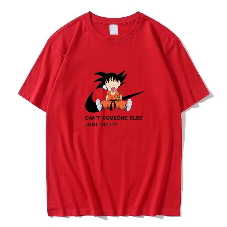 Футболка с принтом Dragon Ball летняя мужская футболка в европейском и американском