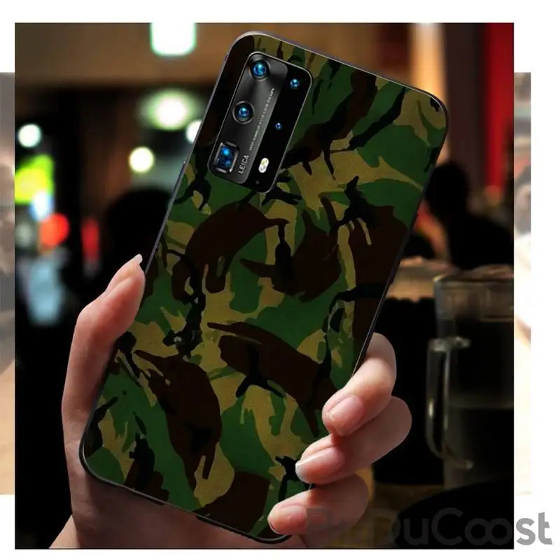 

Riccu Camouflage Military Camo Art Phone Case for huawei P40 pro lite P8 P9 P10 P20 P30 psmart 2019 2017 2018