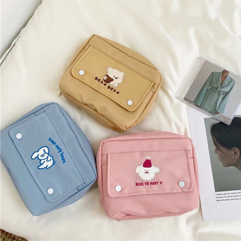 Bentoy Milkjoy новинка корейская мода медведь собака косметички милые Студенческие