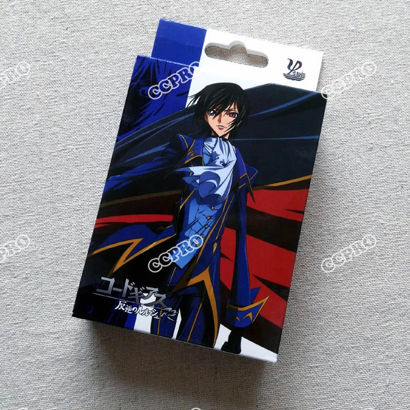 CODE GEASS Аниме Покер карты HITMAN REBORN мост Natsume настольные карточки/Игральные для