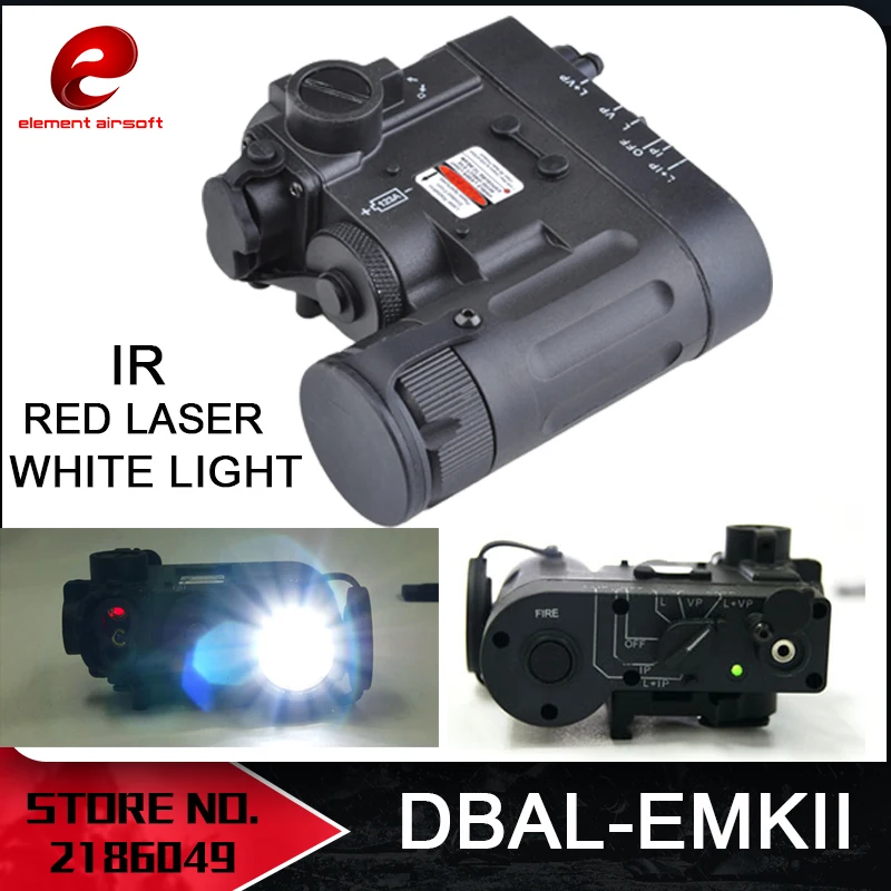 Element Airsoft Фонарик ИК лазерной Красный лазерный светодиодный DBAL EMKII