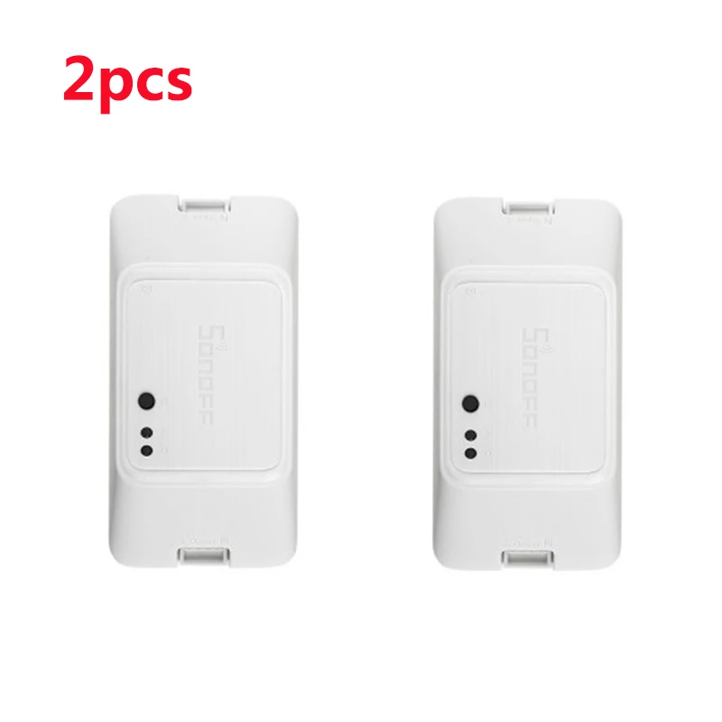 2pcs 2/3/5 шт SONOFF основные R3 умный дом переключатель Wi-Fi на/off Пульт дистанционного управления с Alexa Google home IFTTT пульт дистанционного управления с помощью ewelink - Комплект: 2pcs
