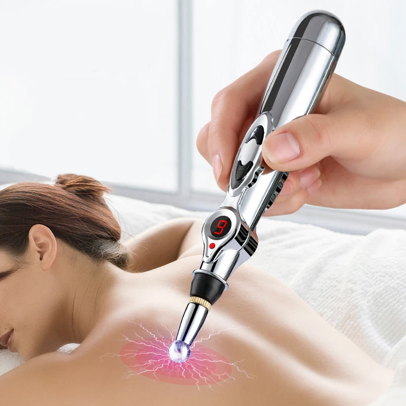 1PCs Hot Electronic Acupuncture Pen Electric Meridians Laser Therapy Heal Massage Meridian Energy Relief Pain Tools | Красота и