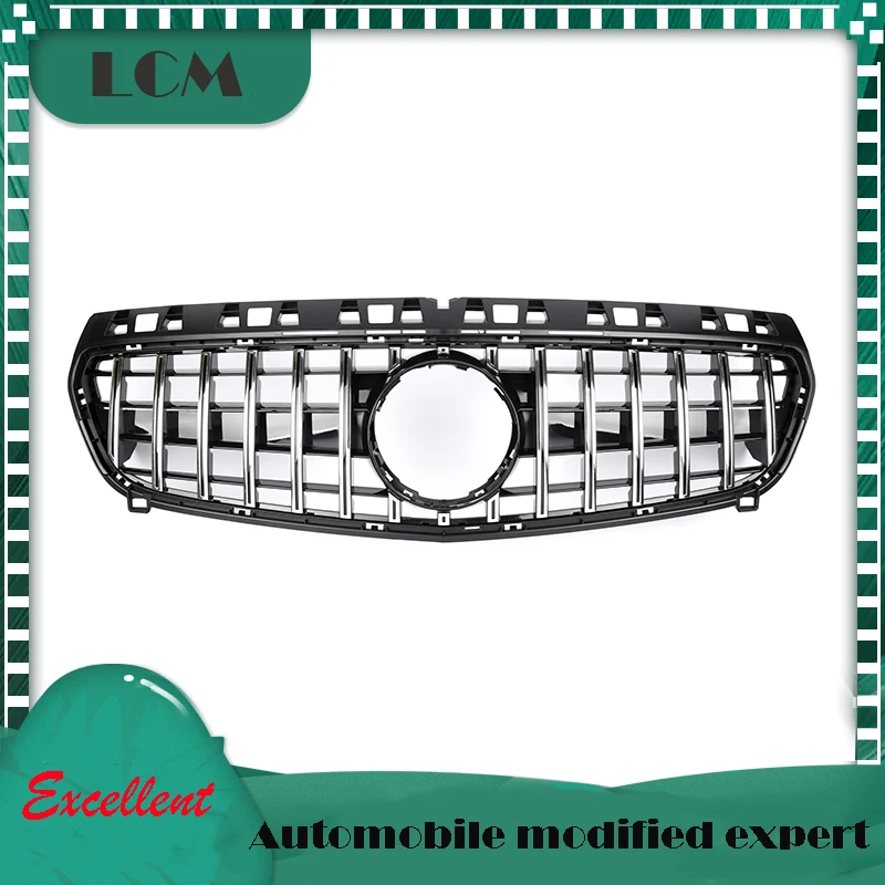 GT стиль ABS пластиковый передний бампер гоночная решетка для-Mercedes для-Benz класса A