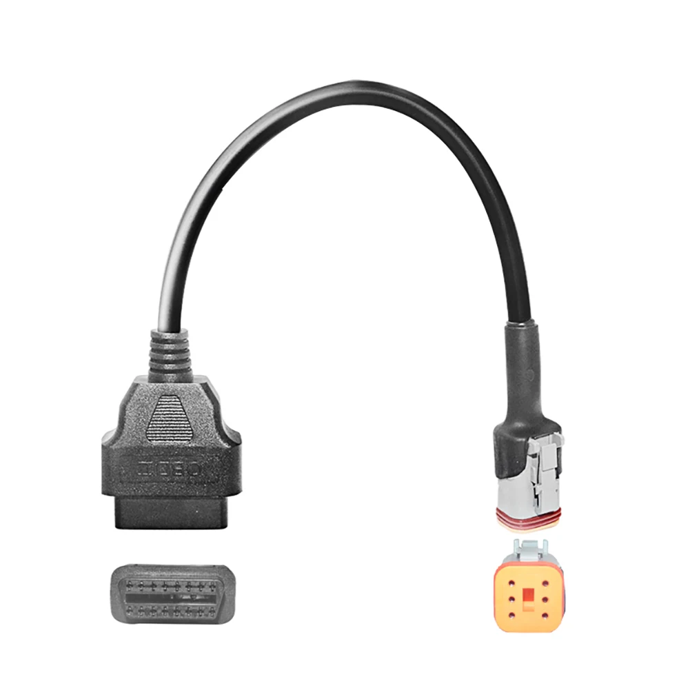 Кабель OBD для мотоцикла Harley 6 Pin Штекерный кабель диагностический OBD2 16 адаптер