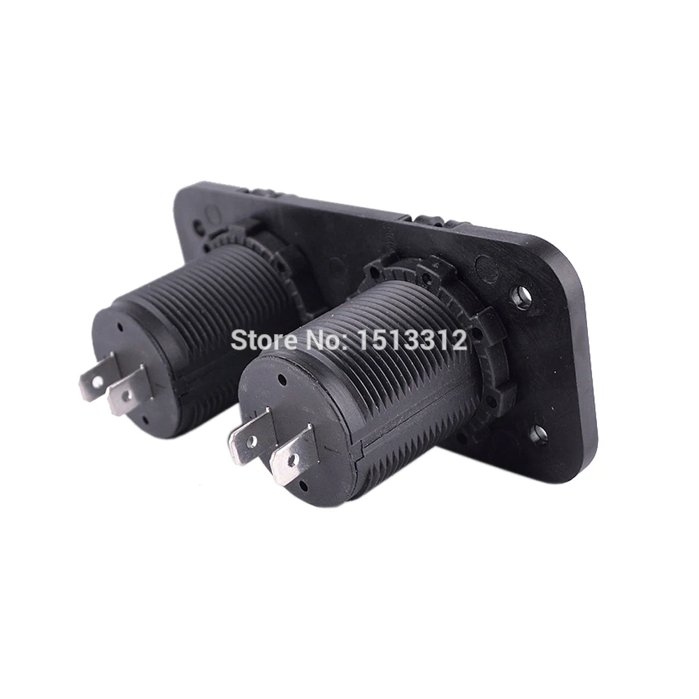 Автомобильное зарядное устройство с двойным отверстием 4 порта USB 5 В 1 А + 2