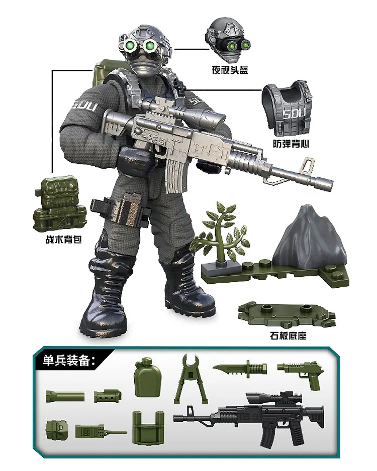 Колл военн duty mini SWAT soliders фигурки армейское оружие пистолеты наборы модель строительные блоки модель куклы кирпичи комплект 822