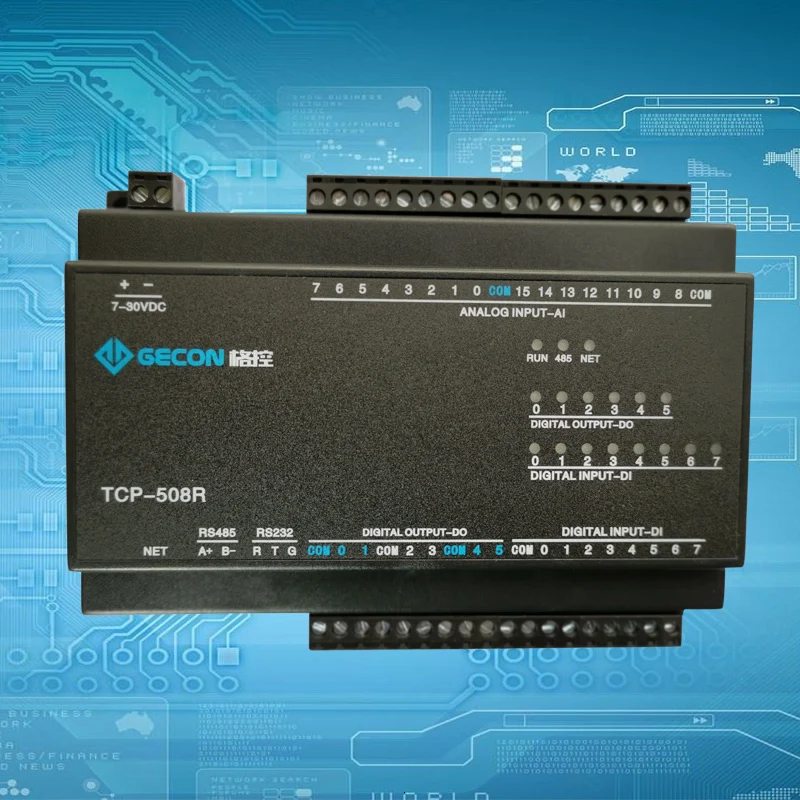 ModbusTCP модуля локальной сети &quotEthernet 16 аналоговые входные 8 канальный Переключайте