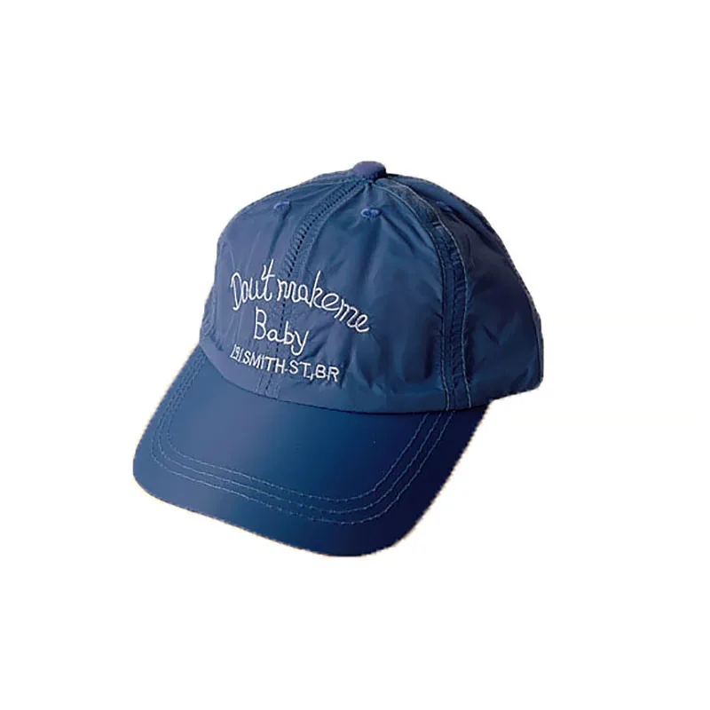 

2021 Summer New Arrival Baseball Caps For Kids Fashion Letter Embroidery Quick Dry Candy Color Children Korean Design