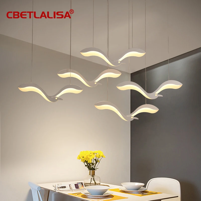 Креативная Современная подвесная светодиодная Люстра для столовой кухни люстра