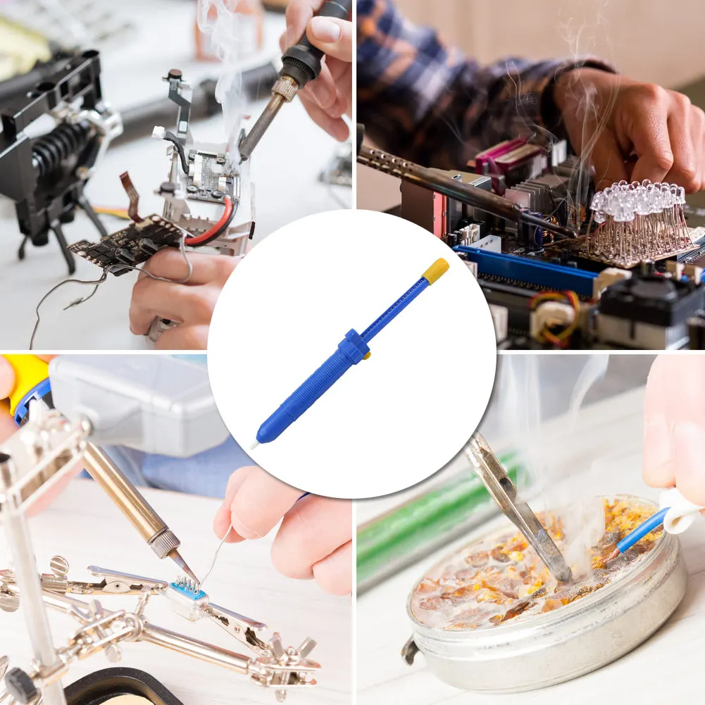 

Desoldering Pumps Vacuum De-solder Guns Desoldering Pump Soldering Sucker Remover Tool 33.5X4.4X3.3cm--M25