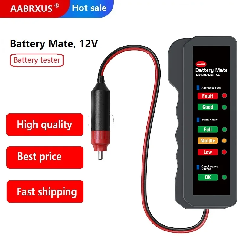 Лидер продаж тестер автомобильного аккумулятора 12 В аккумулятор для всех