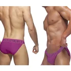 Мужские трусы брифы из хлопка, темно-синие брифы с высокой посадкой, брифы слипы, нижнее белье для мужчин, 2019