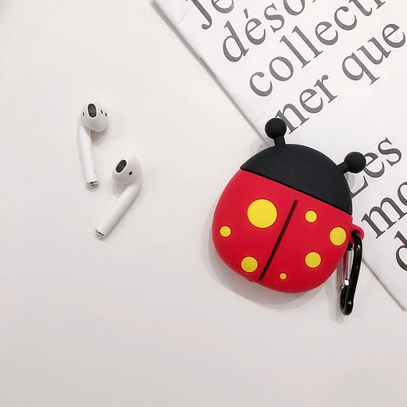 903020 Q UNCLE картонная коробка для Apple Airpods силиконовая портативная ударостойкая гарнитура сумки красивый 3D узор чехол для наушников Airpod2 - Цвет: 903020
