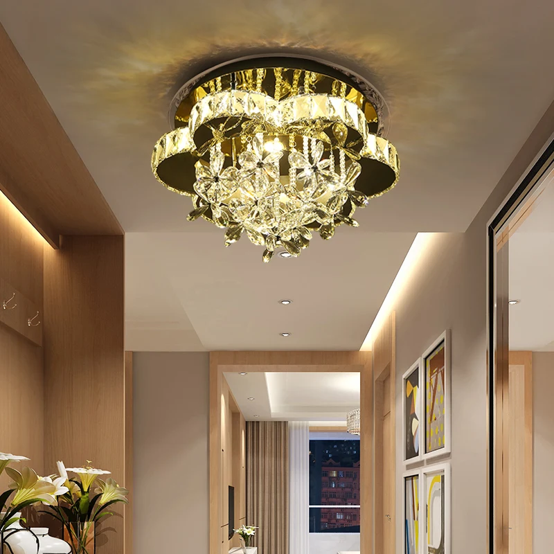 Потолочные светильники регулируемые цвета светодиодные с кристаллами стразы