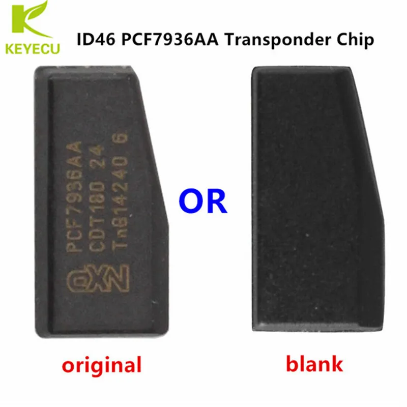 Автомобильный пульт дистанционного управления KEYECU 10 шт./лот ID46 PCF7936 /PCF7936AA чип