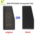 Автомобильный пульт дистанционного управления KEYECU 10 шт.лот ID46 PCF7936 PCF7936AA чип транспондера для Peugeot 206 207 Citroen для Hyundai ix35 Accent
