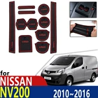 Противоскользящий резиновый коврик для подстаканника, дверной паз, коврик для Nissan NV200 Evalia Vanette Chevrolet City Express 2010  2016, аксессуары, Стик