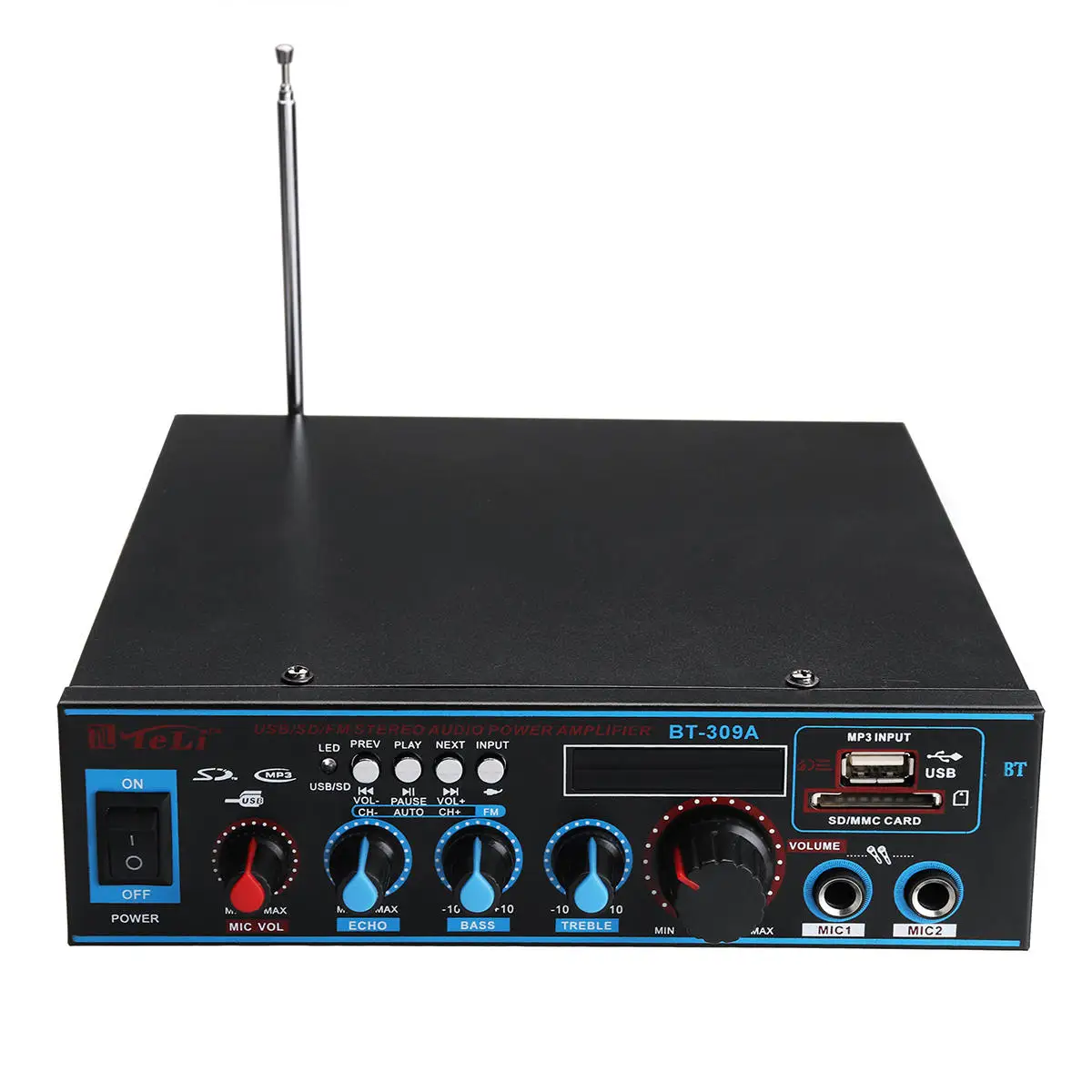

BT-309A 220V DC12V Digital bluetooth Stereo Audio Home And Car Amplifier