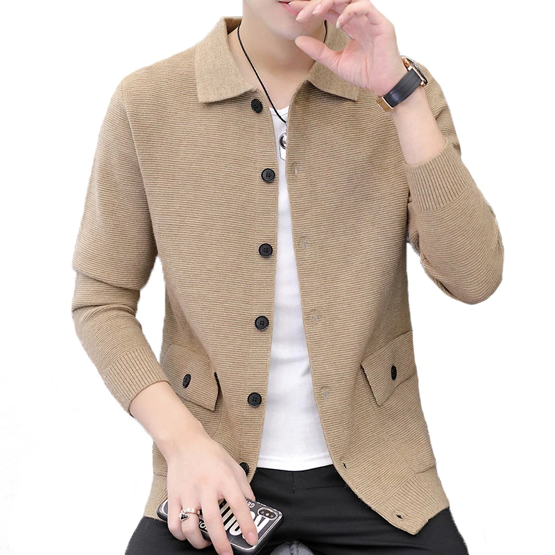 Кардиган пальто свитер Фука Осенняя с длинными рукавами модная городская