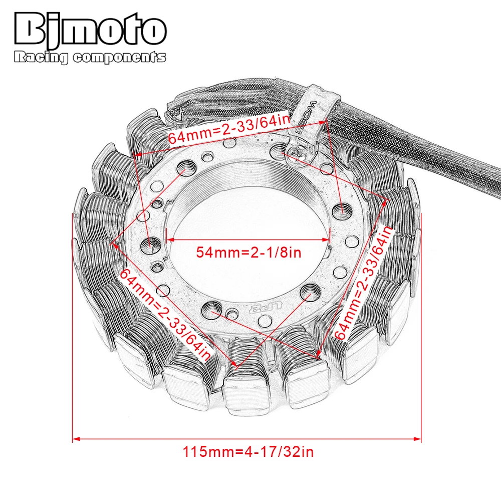 Катушка статора генератора мотоцикла для Honda CB1300 Super Four 2003-2013 Bol Golden 05-2009 31120-MEJ-003