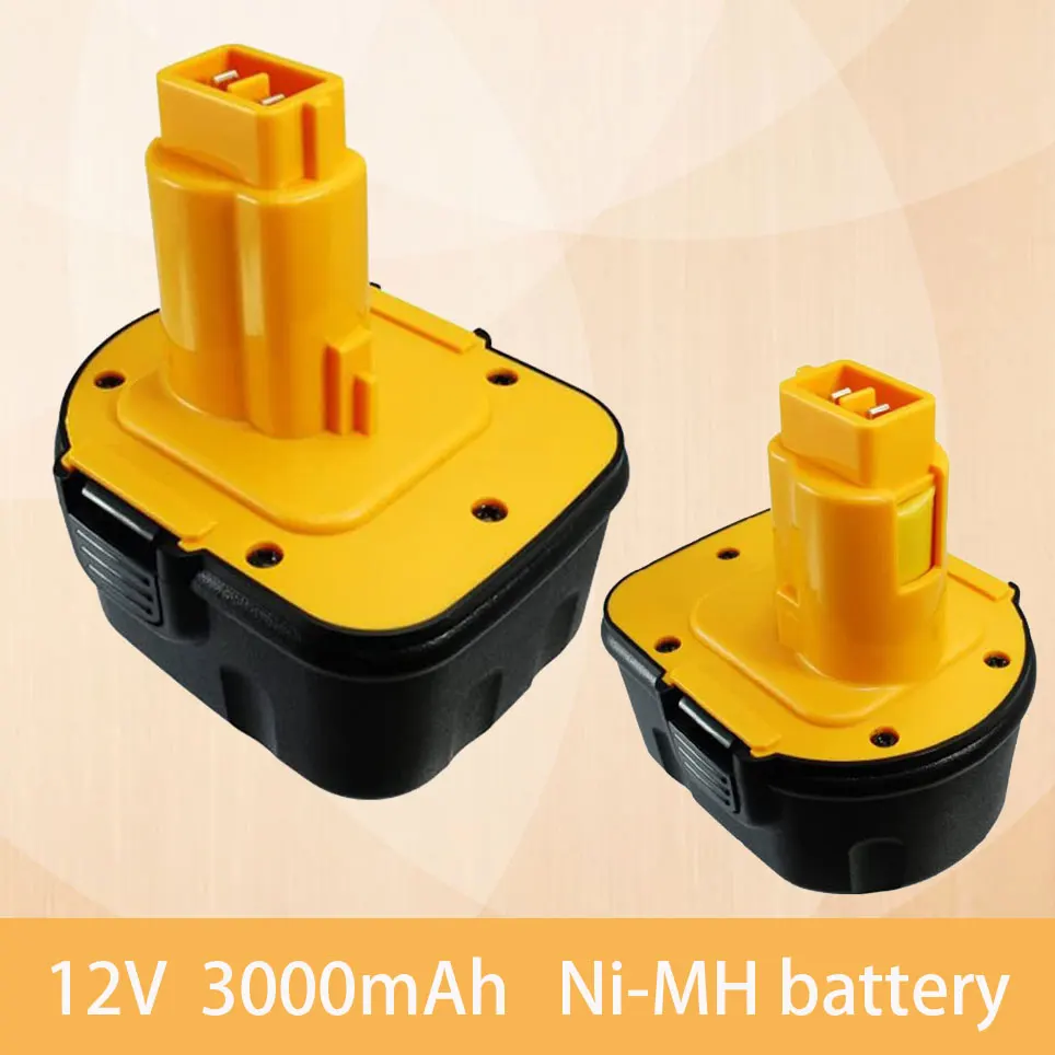 

Аккумулятор для цифрового электроинструмента synerdigital, совместимый с электроинструментом DeWalt DW953RFK2 (Ni-MH, 12 В, 3000 мАч),