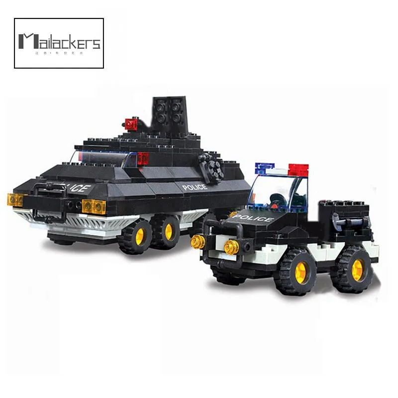 

Модель автомобиля Mailackers, полицейский патруль, фигурка, взрывозащищенный спецназ, бронированный патруль, строительные блоки, игрушки