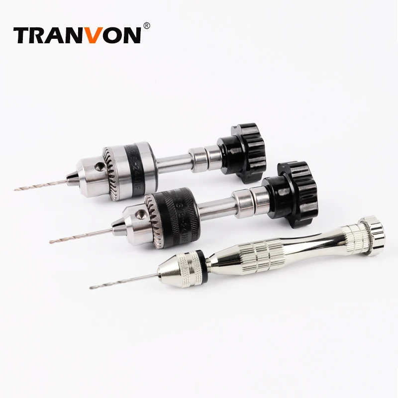 Точные тиски ручные сверла с коробкой и 10 шт. твист сверл Деревообрабатывающие