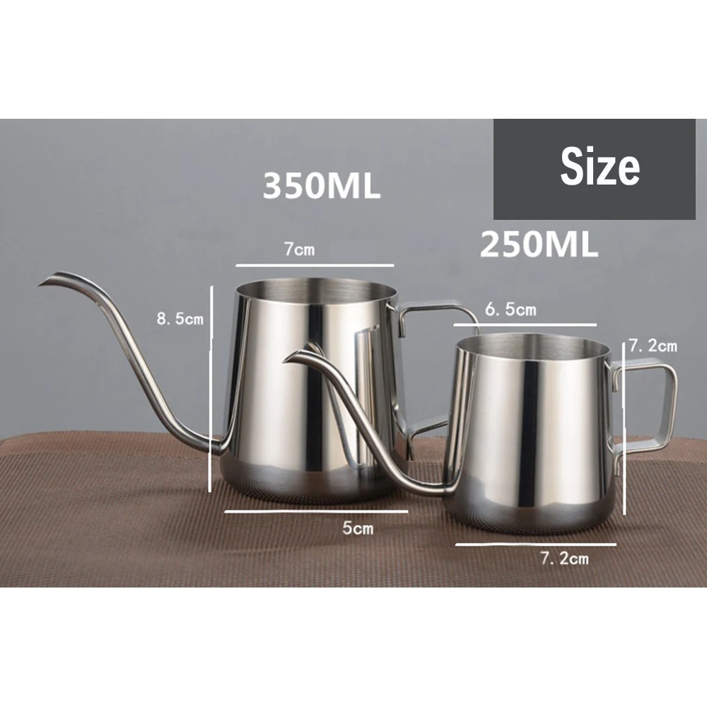 250/350/600 мл руководство Кофе горшок заячьи уши с ручной штамповки 304