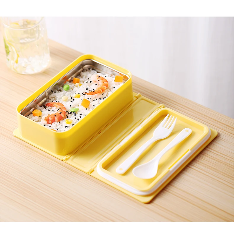 700 мл японский контейнер для продуктов контейнер для еды Портативный Bento коробка с отсеками герметичные BPA бесплатно