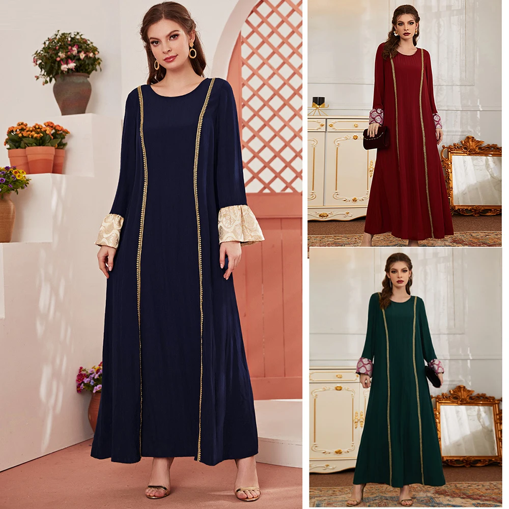 

Eid Abaya Dubai Kaftan Muslim Long Dress Turkey Islam Robe Longue Femme Musulman Maxi Dresses Abayas For Women Caftan Marocain