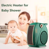 mini electric heater fan heater machine fast heating warm air blower for home desktop office portable winter warmer 220v qn75