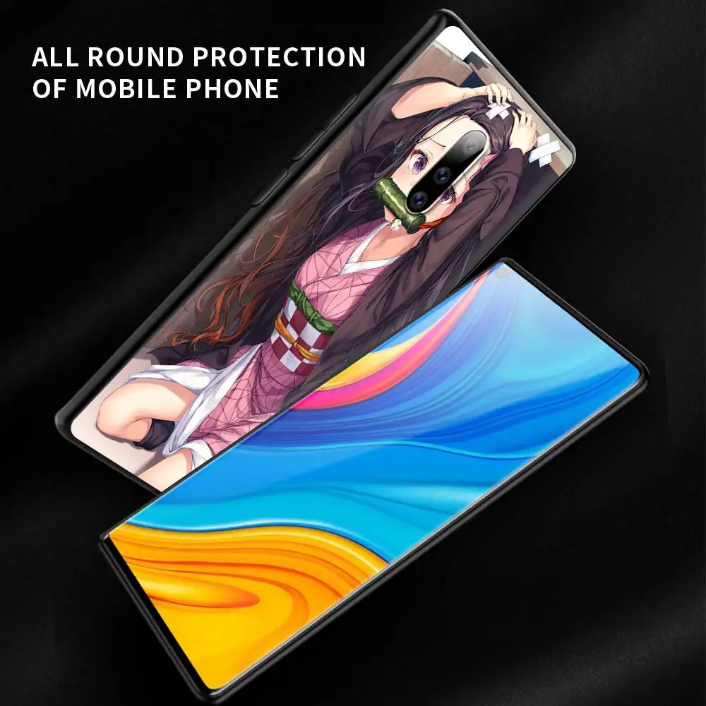 soft tpu case for oneplus 7 7t 8 8t 9 pro 9r n10 5g n100 one plus z phone coque luxury back cover cases anime demon slayer shell free global shipping
