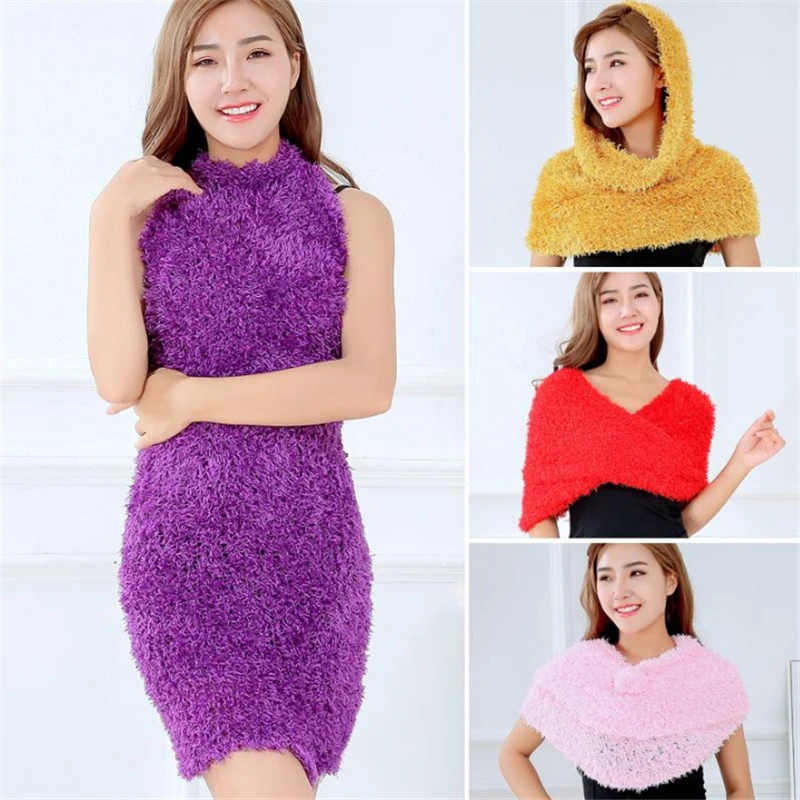 Женский шарф из бамбукового волокна нейлона и полиэстера вечерние шарфы для