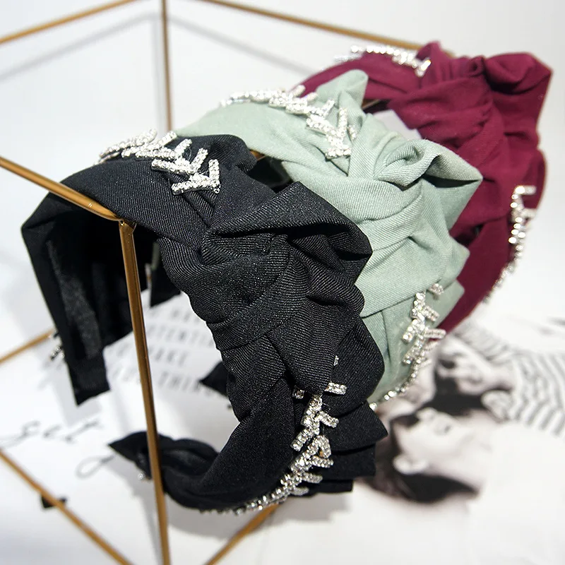 

Повязка на голову женская, зимняя, в Корейском стиле, широкие аксессуары для волос