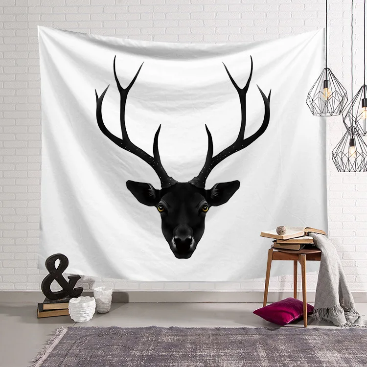 Aggcual гобелен с животными на стене искусство стены декоративное фоновое полотно