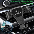 Самозакрывающийся Автомобильный держатель для телефона, зажим для вентиляционного отверстия, мобильный GPS для Honda Civci CRV FIT Accord City preвстроенный шаттл CRZ CRX Jazz HRV