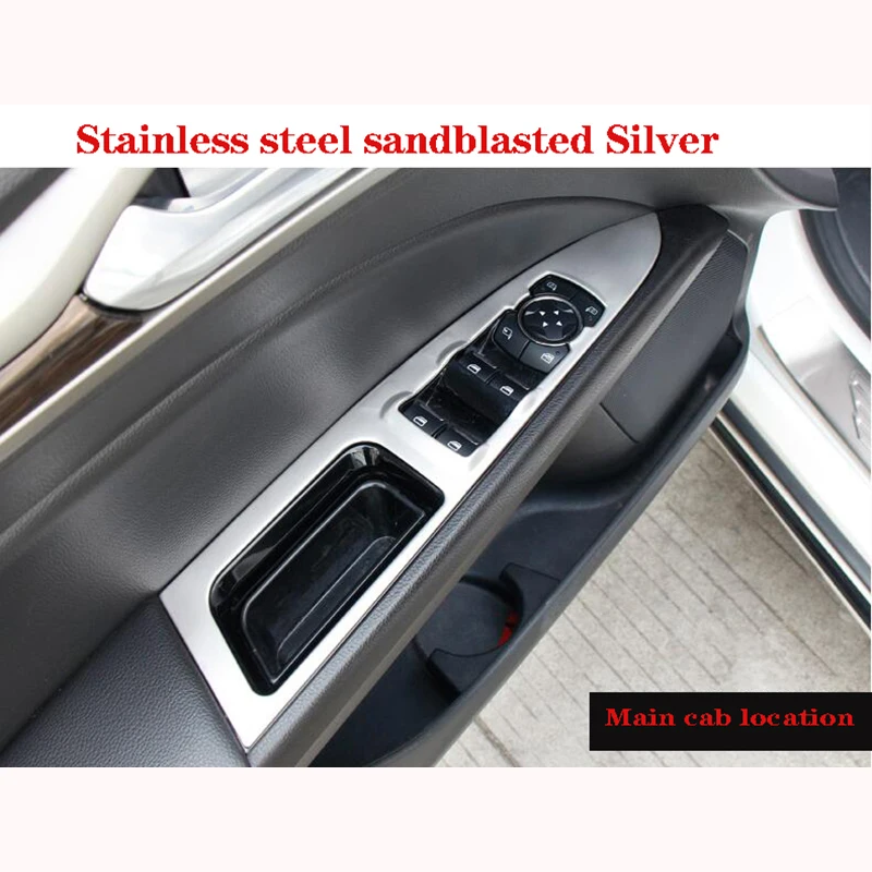 

for 13 to19 Ford New Mondeo modified lifter panel interior decoration glass handrail Sequin accessories