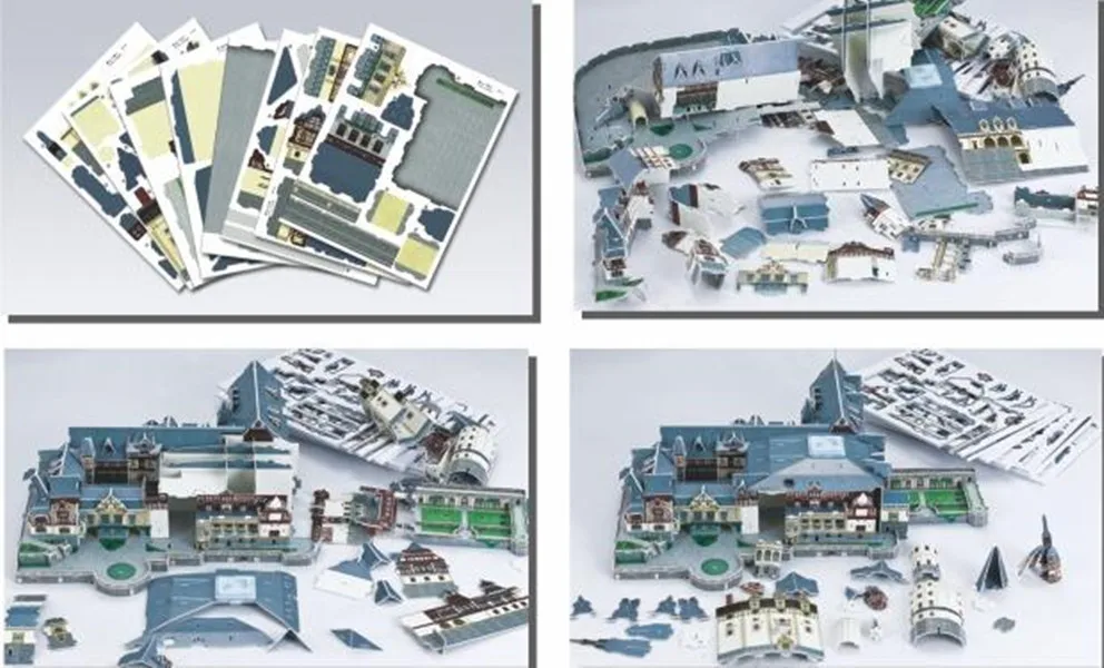 Замок Peles Sinaia румынский сувенир Castelul Tour 3D модель пазла | Игрушки и хобби