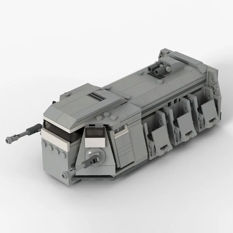 

MOC Star Military Plan Imperial Robot Soldiers Clone Trooper Transport Vehicle Building Blocks Kids DIY Space Chariot Toys Gifts