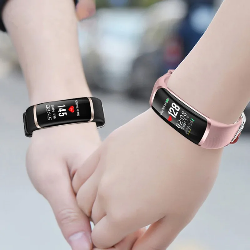 

Fitness Tracker Smart Heart Rate Monitor Bracelet Calories Waterproof IP67 Smart Band Fashion Watch for iOS