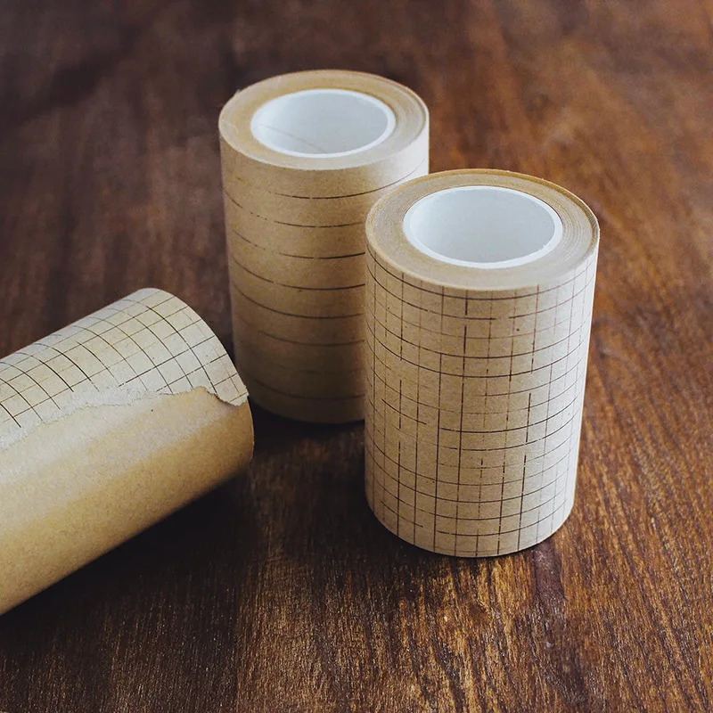 

70 мм x 5 м винтажная линия крафт-бумаги/сетка/квадратная Базовая Серия декоративная лента «сделай сам» искусственная спасательная Маскирово...