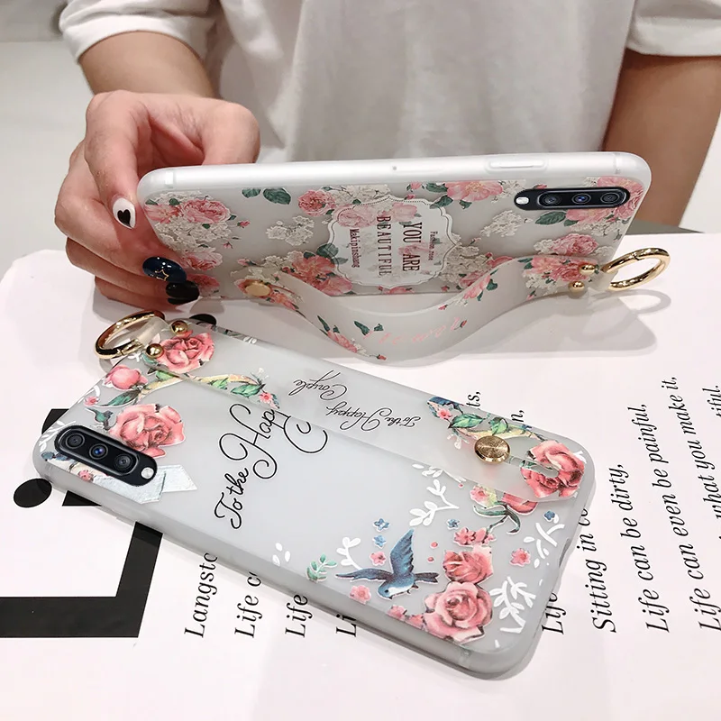 Socoupair Мягкий чехол из ТПУ для samsung Galaxy Note 8 9 10 S10 S9 S8 plus A40 A50 a10 a70 a30 a20 A60 держатель для телефона