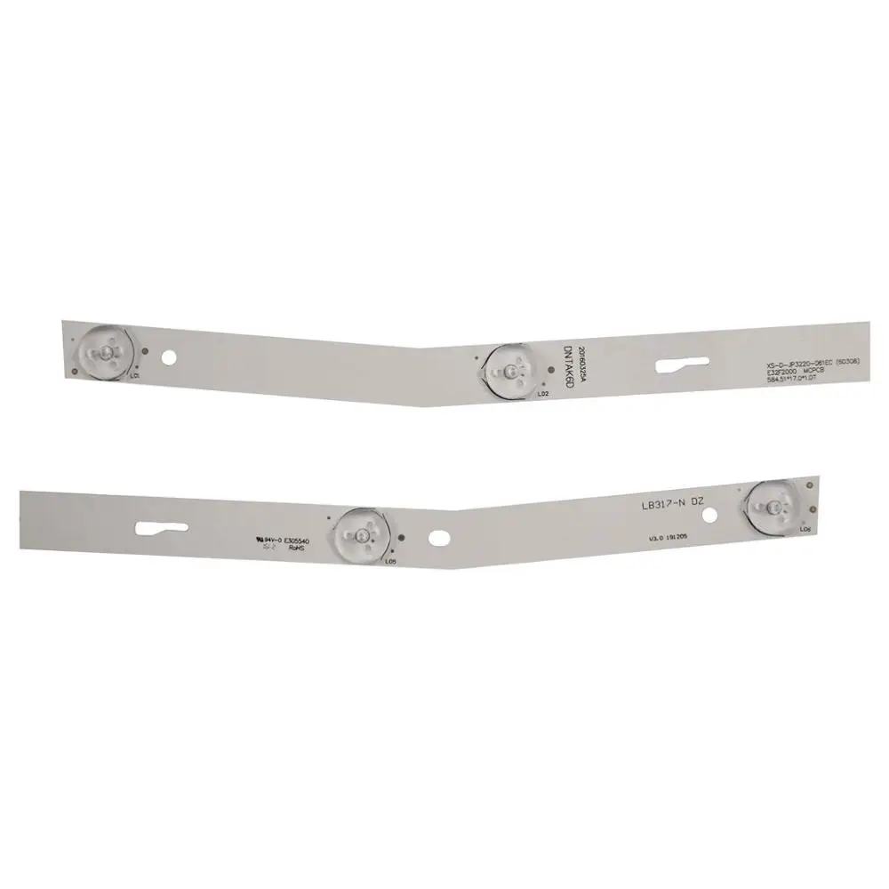 Светодиодная лента blaklight 6 ламп для AKAI JS-D-JP3220-061EC E32F2000 MCPCB AKTV3222 ST3151A05-8 AKTV3212 AKTV3216 |