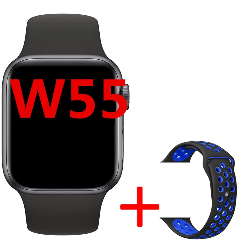 IWO 11 умные часы серии 5 w55 умные часы для Apple IOS Android 44 мм gps ЭКГ монитор сердечного ритма PK iwo 9 8 plus 9 10 - Цвет: iwo11 n 8