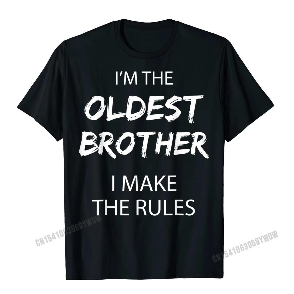 

Oldest Brother I Make The Rules Matching Funny Sibling T-Shirt Men Men Retro Cool Tops Shirts Cotton Tshirts Normal