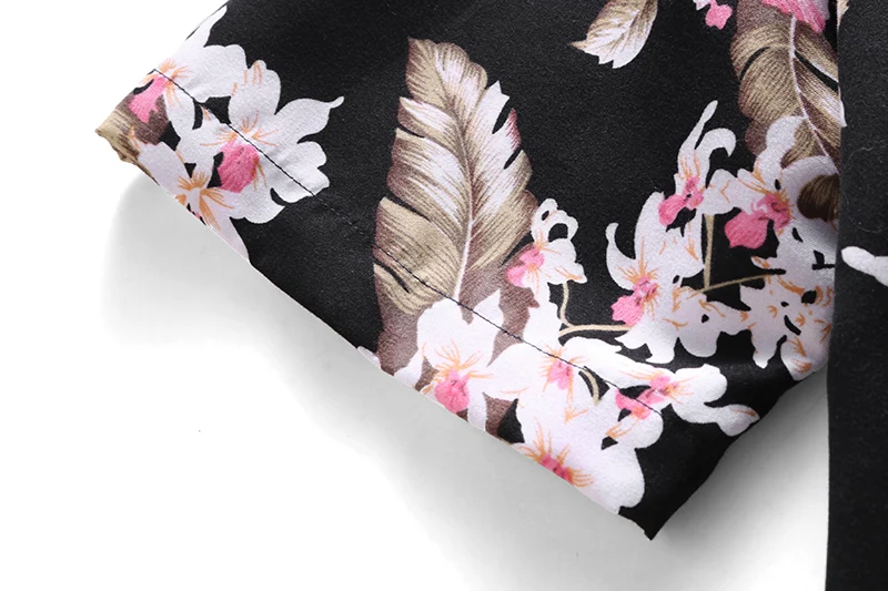 2020 Новая летняя мужская гавайская рубашка модная Повседневная с короткими