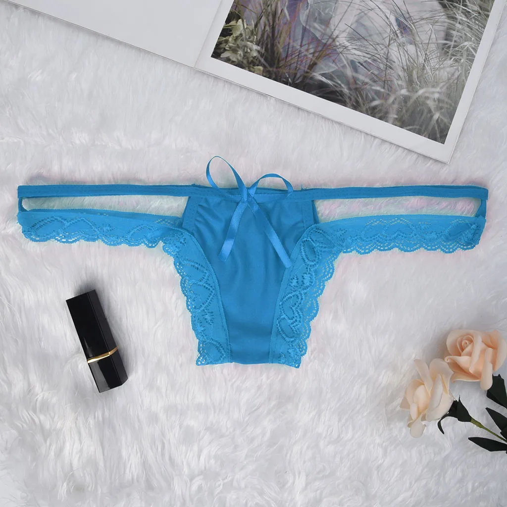 Новинка женское сексуальное нижнее белье кружевные открытые трусики-стринги